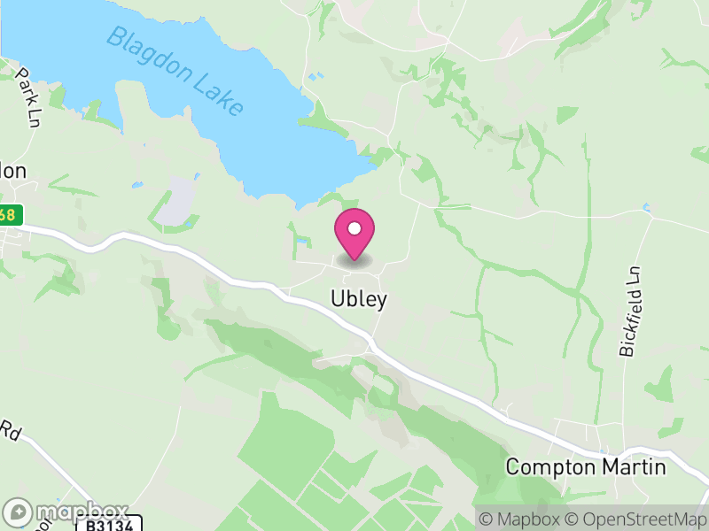 Map of Ubley, Bath and North East Somerset