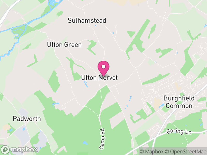 Map of Ufton Nervet, West Berkshire