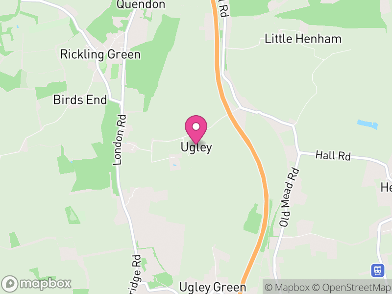Map of Ugley, Uttlesford