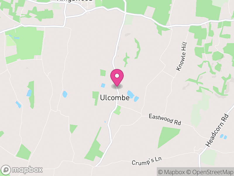 Map of Ulcombe, Maidstone