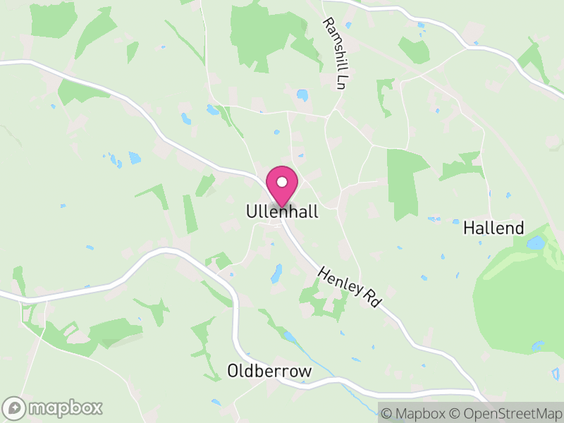 Map of Ullenhall, Stratford-on-Avon