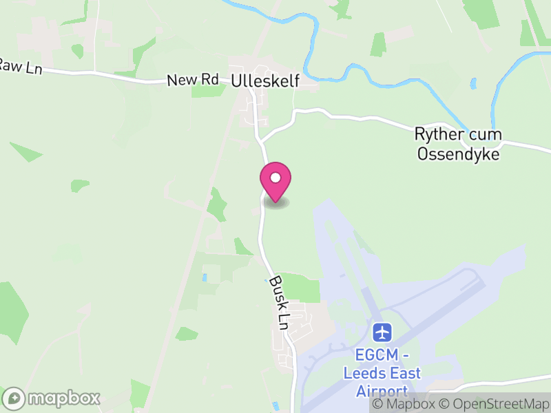 Map of Ulleskelf, North Yorkshire