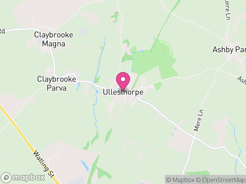 Map of Ullesthorpe, Harborough