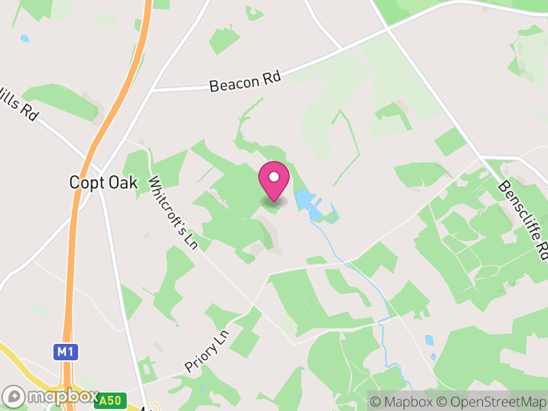 Map of Ulverscroft, Charnwood