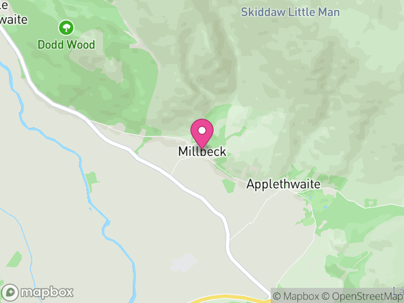 Map of Underskiddaw, Cumberland