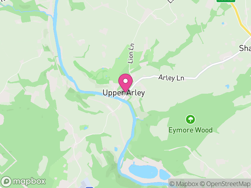 Map of Upper Arley, Wyre Forest