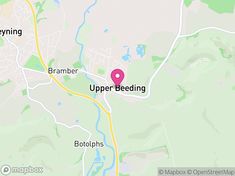 Map of Upper Beeding, Horsham