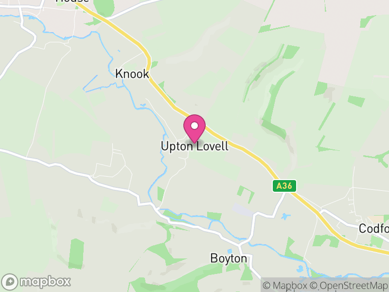 Map of Upton Lovell, Wiltshire