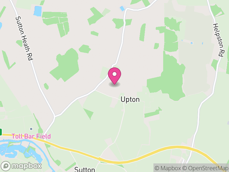 Map of Upton, Peterborough