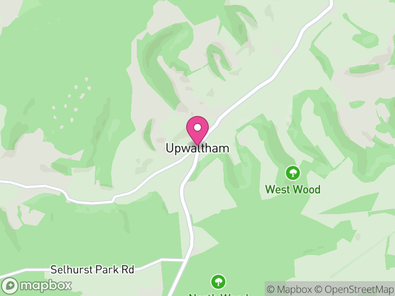 Map of Upwaltham, Chichester