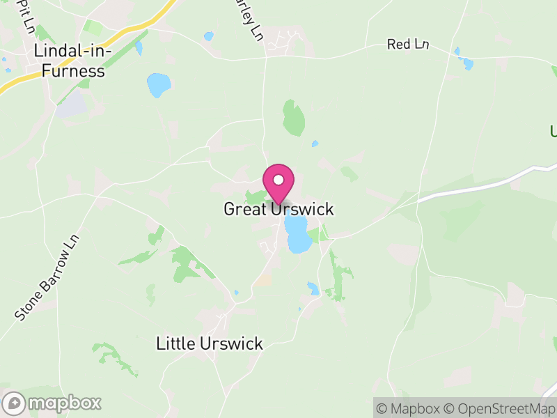 Map of Urswick, Westmorland and Furness