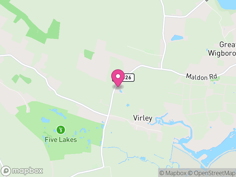 Map of Virley, Colchester