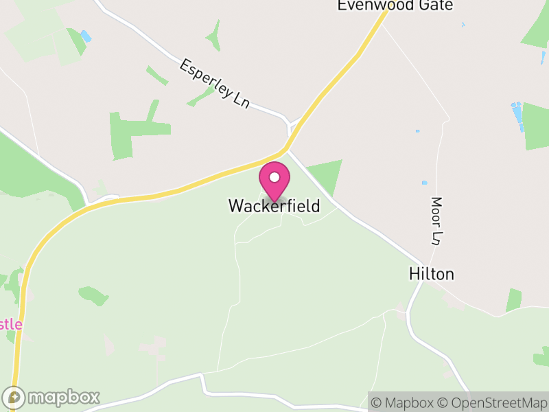 Map of Wackerfield, County Durham
