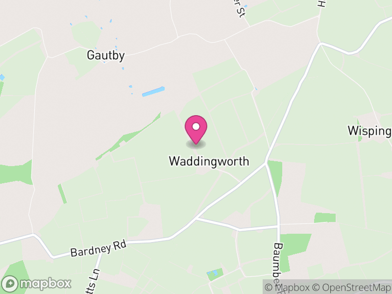 Map of Waddingworth, East Lindsey