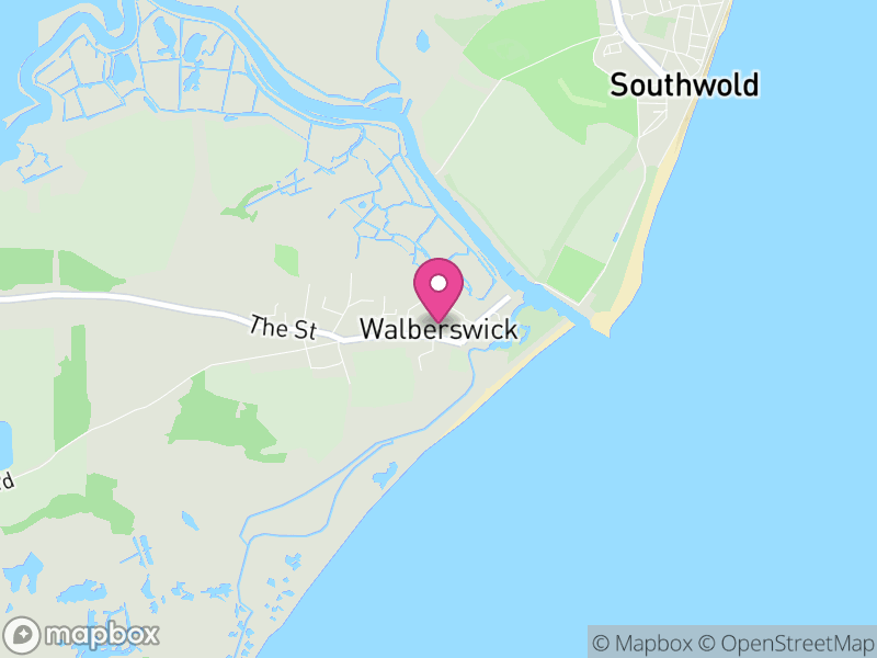 Map of Walberswick, East Suffolk