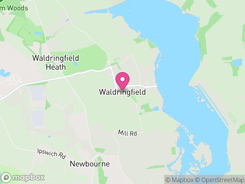 Map of Waldringfield, East Suffolk