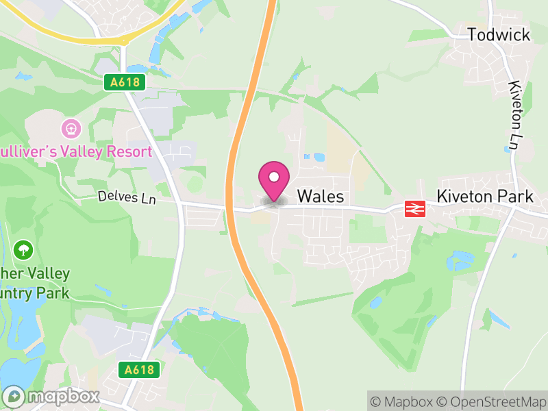 Map of Wales, Rotherham