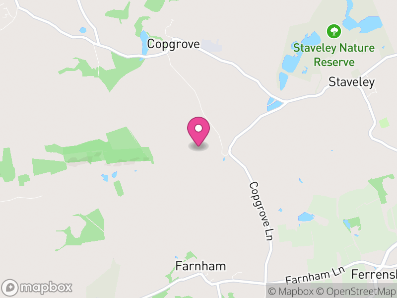 Map of Walkingham Hill with Occaney, North Yorkshire