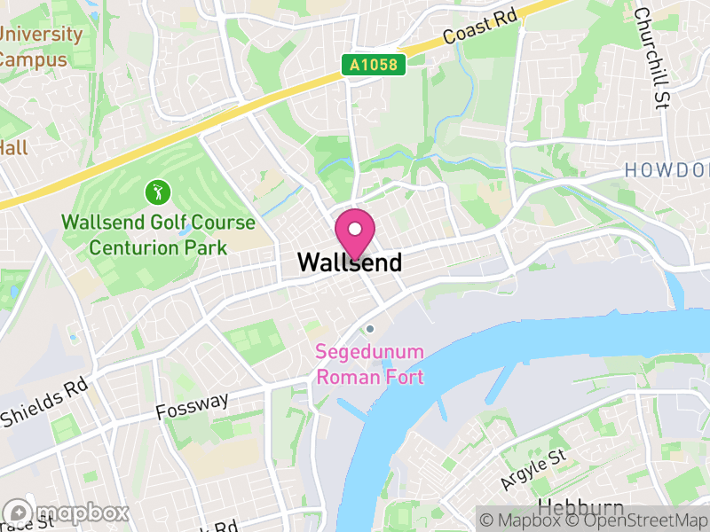 Map of Wallsend