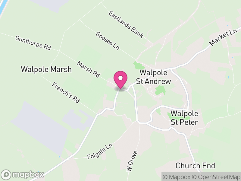 Map of Walpole, King's Lynn and West Norfolk