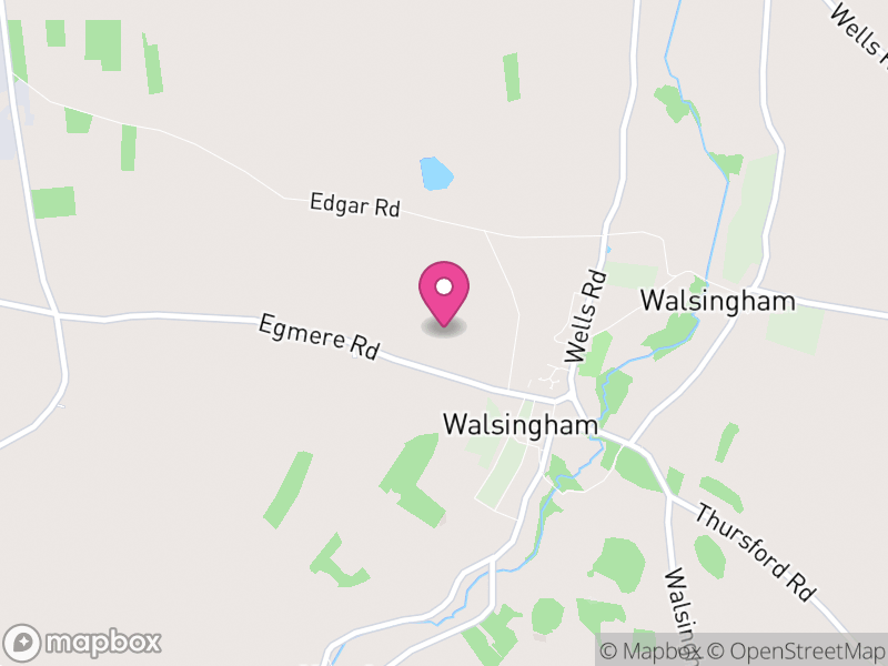 Map of Walsingham, North Norfolk