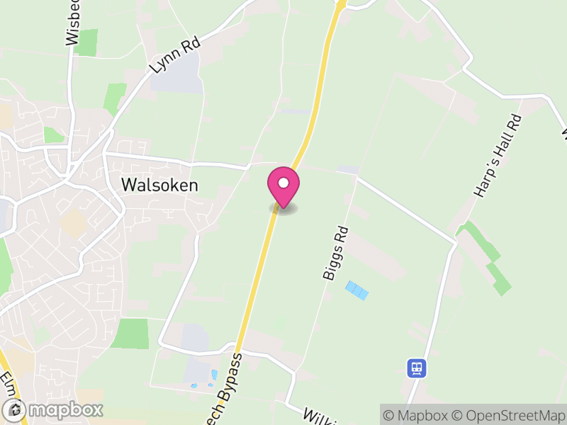 Map of Walsoken, King's Lynn and West Norfolk