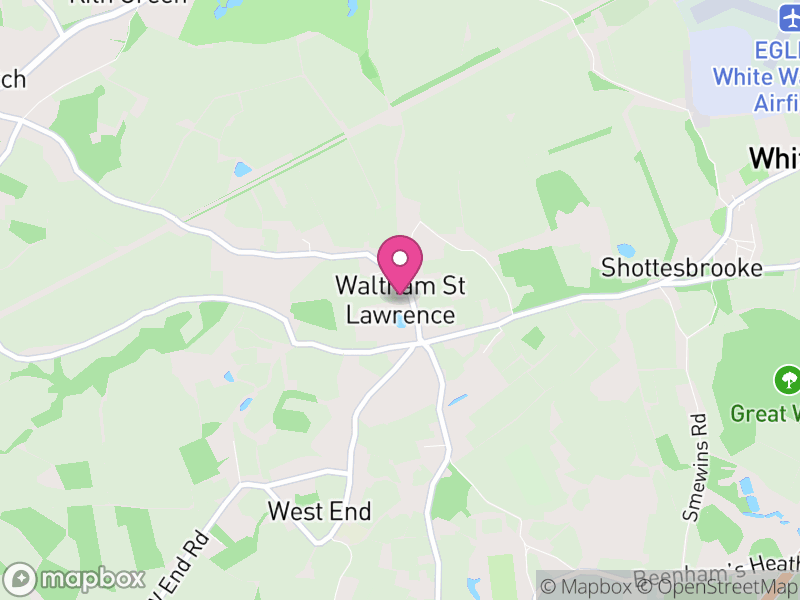 Map of Waltham St. Lawrence, Windsor and Maidenhead