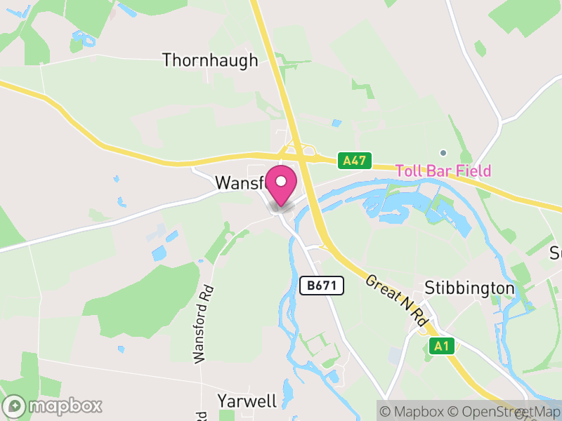 Map of Wansford, Peterborough