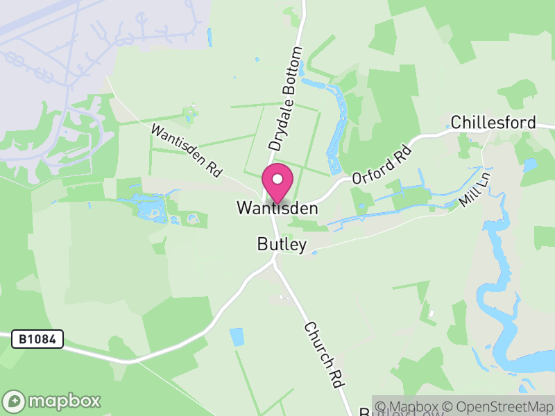 Map of Wantisden, East Suffolk