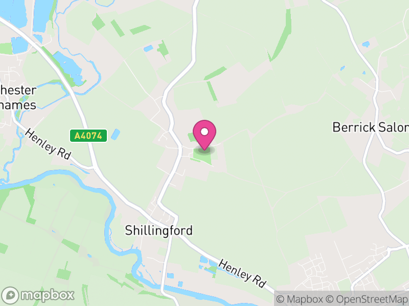 Map of Warborough, South Oxfordshire