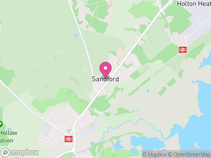 Map of Wareham St. Martin, Dorset