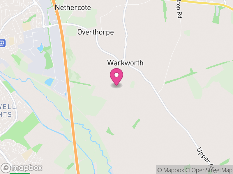 Map of Warkworth, West Northamptonshire