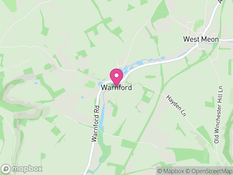 Map of Warnford, Winchester