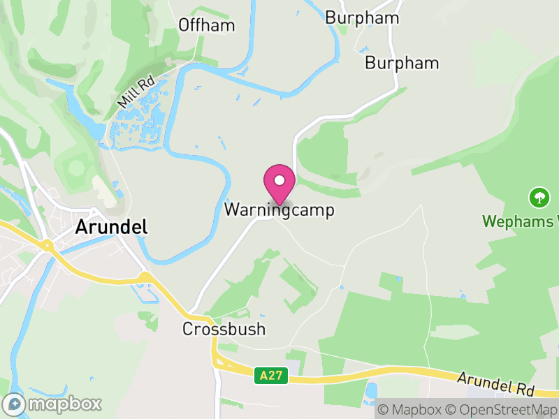 Map of Warningcamp, Arun