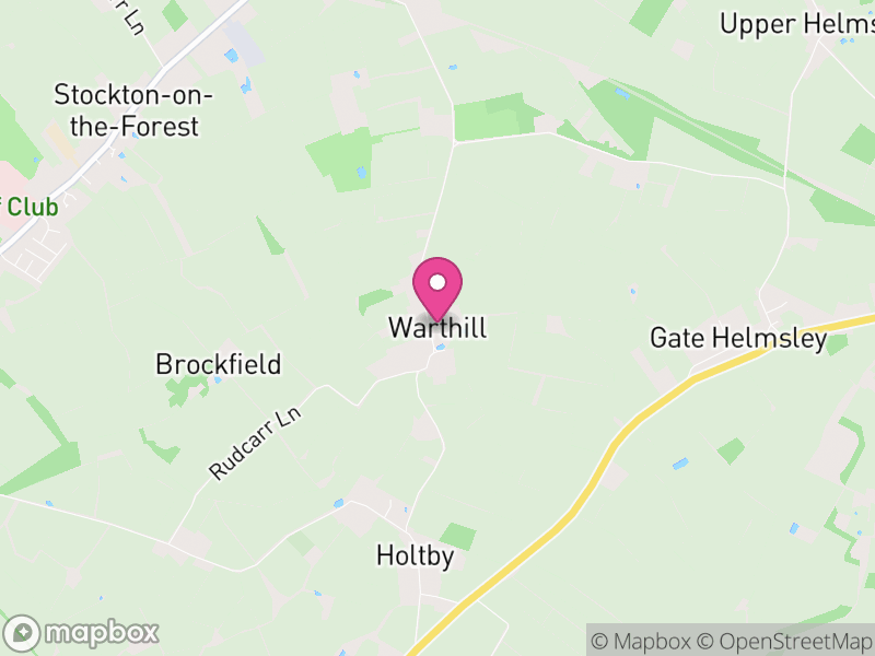 Map of Warthill, North Yorkshire