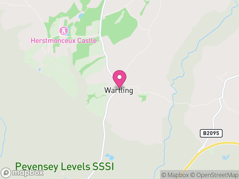 Map of Wartling, Wealden