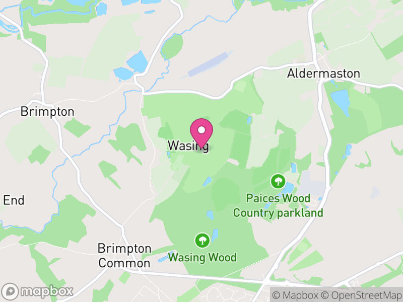 Map of Wasing, West Berkshire