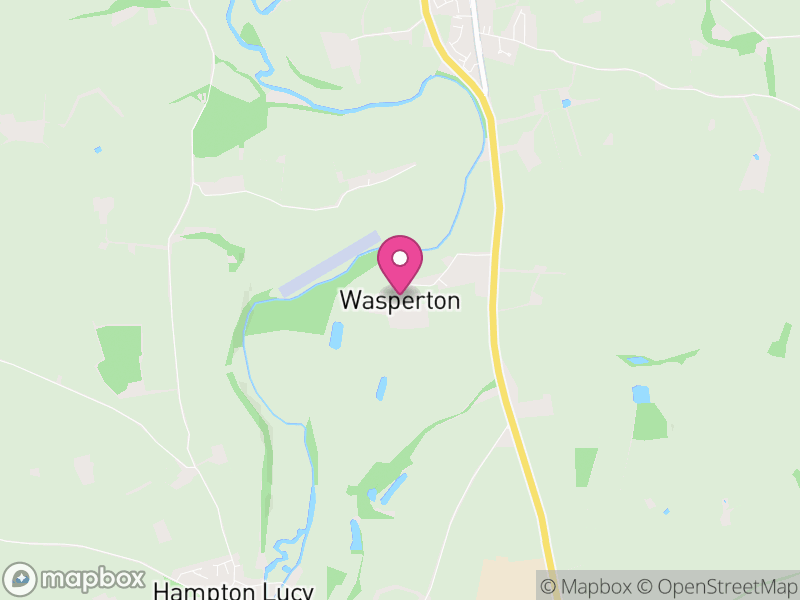 Map of Wasperton, Warwick