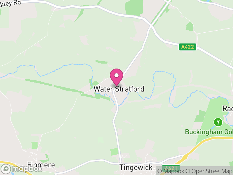 Map of Water Stratford, Buckinghamshire