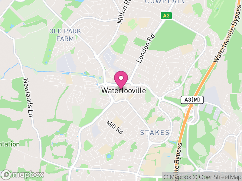 Map of Waterlooville