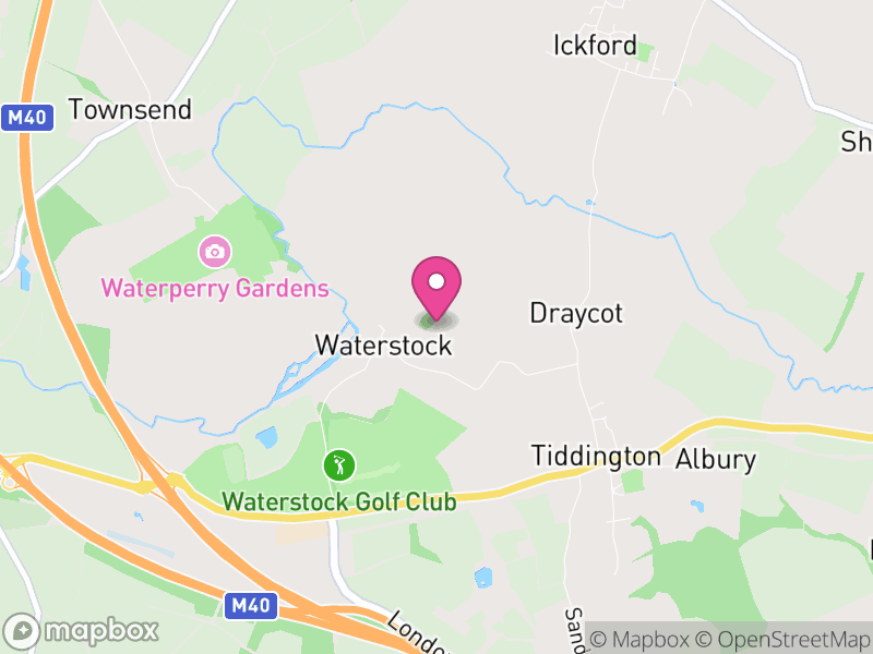 Map of Waterstock, South Oxfordshire