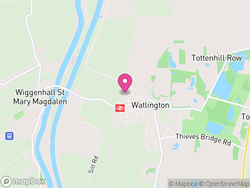 Map of Watlington, King's Lynn and West Norfolk