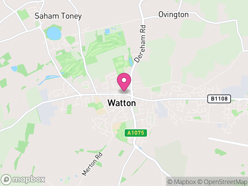 Map of Watton, Breckland