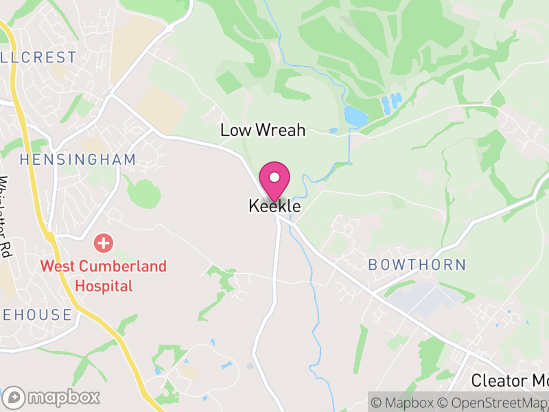 Map of Weddicar, Cumberland