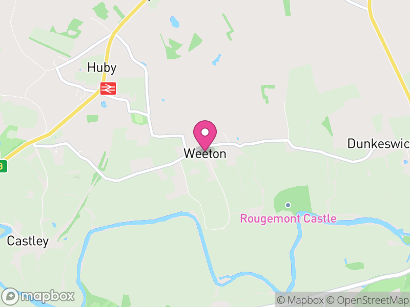 Map of Weeton, North Yorkshire