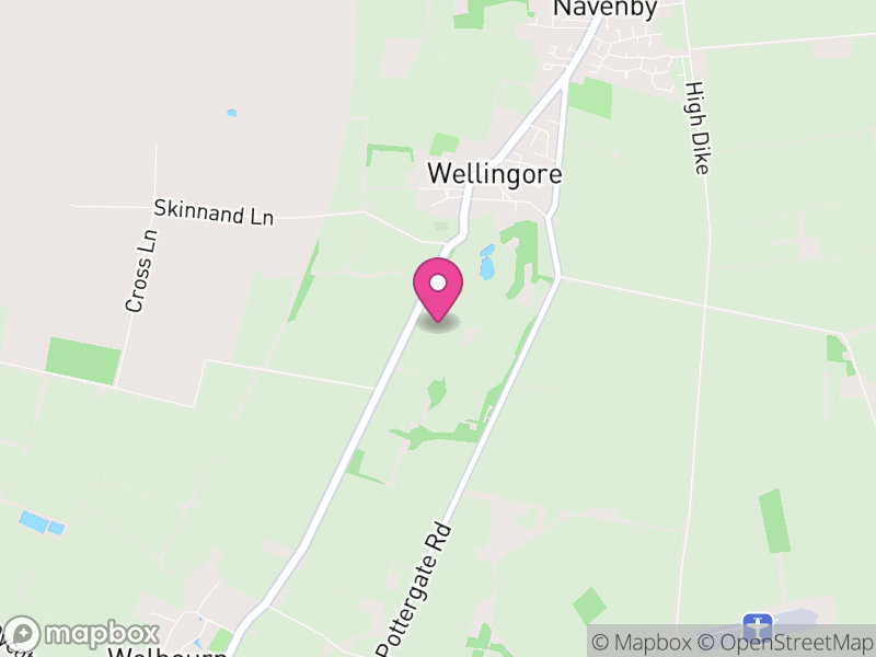 Map of Wellingore, North Kesteven