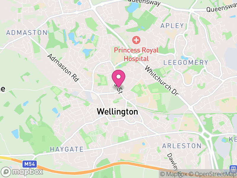 Map of Wellington, Somerset