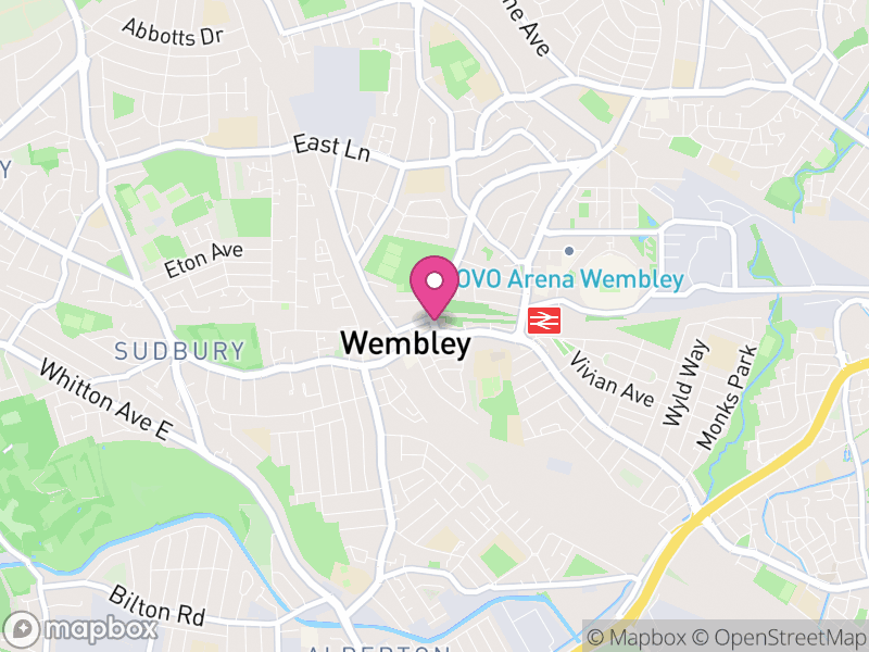 Map of Wembley