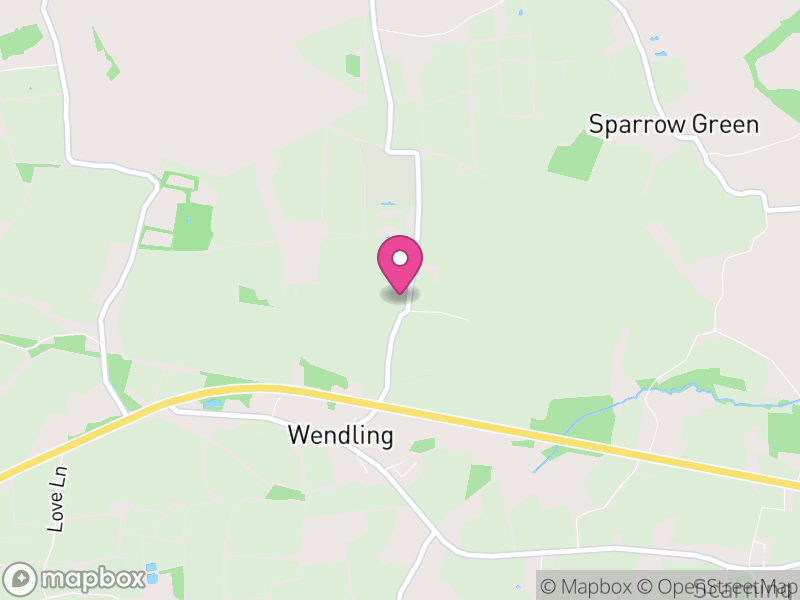 Map of Wendling, Breckland