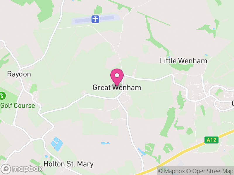 Map of Wenham Magna, Babergh